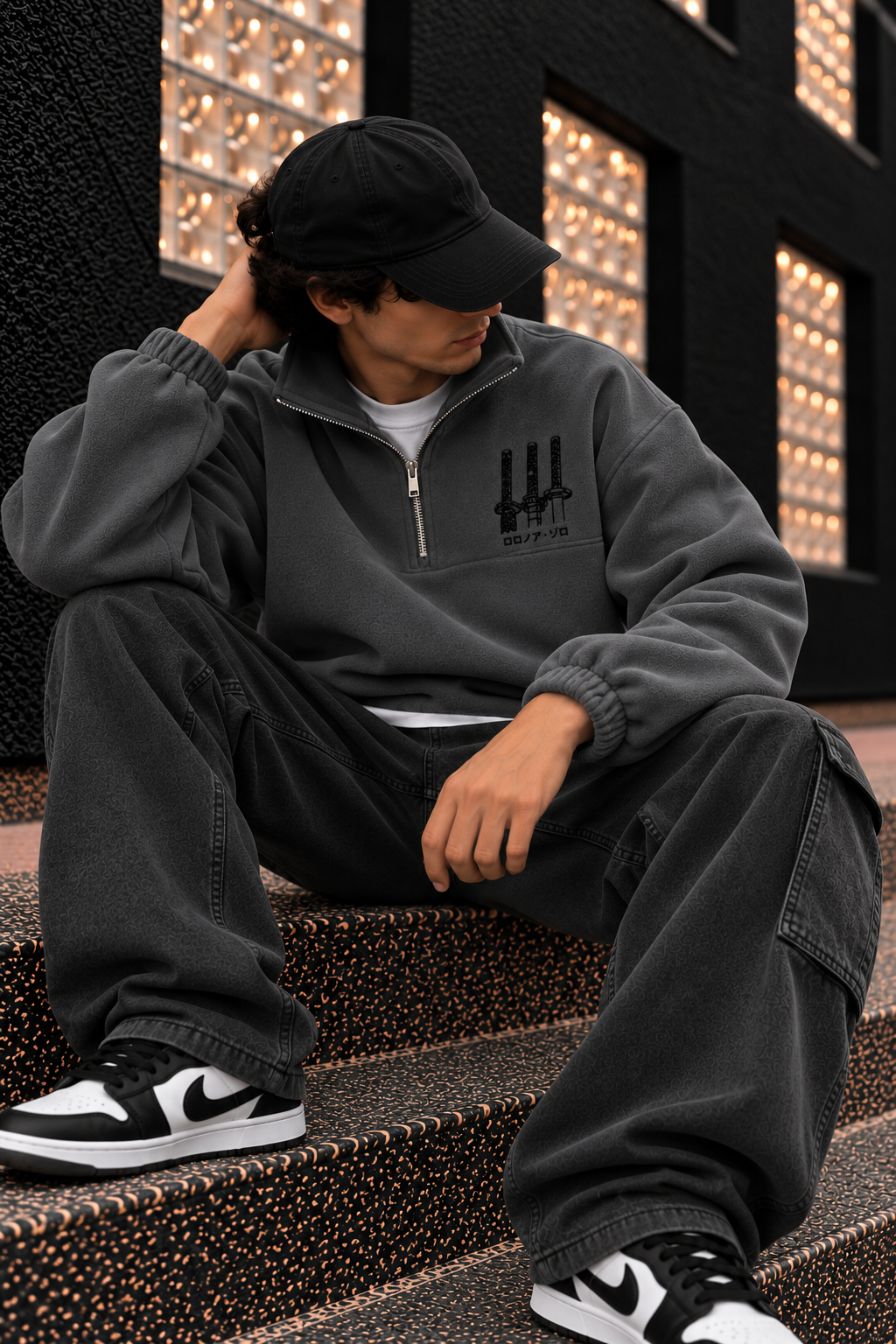 Half-zip Hoodi
